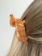 Pince à cheveux teckel
