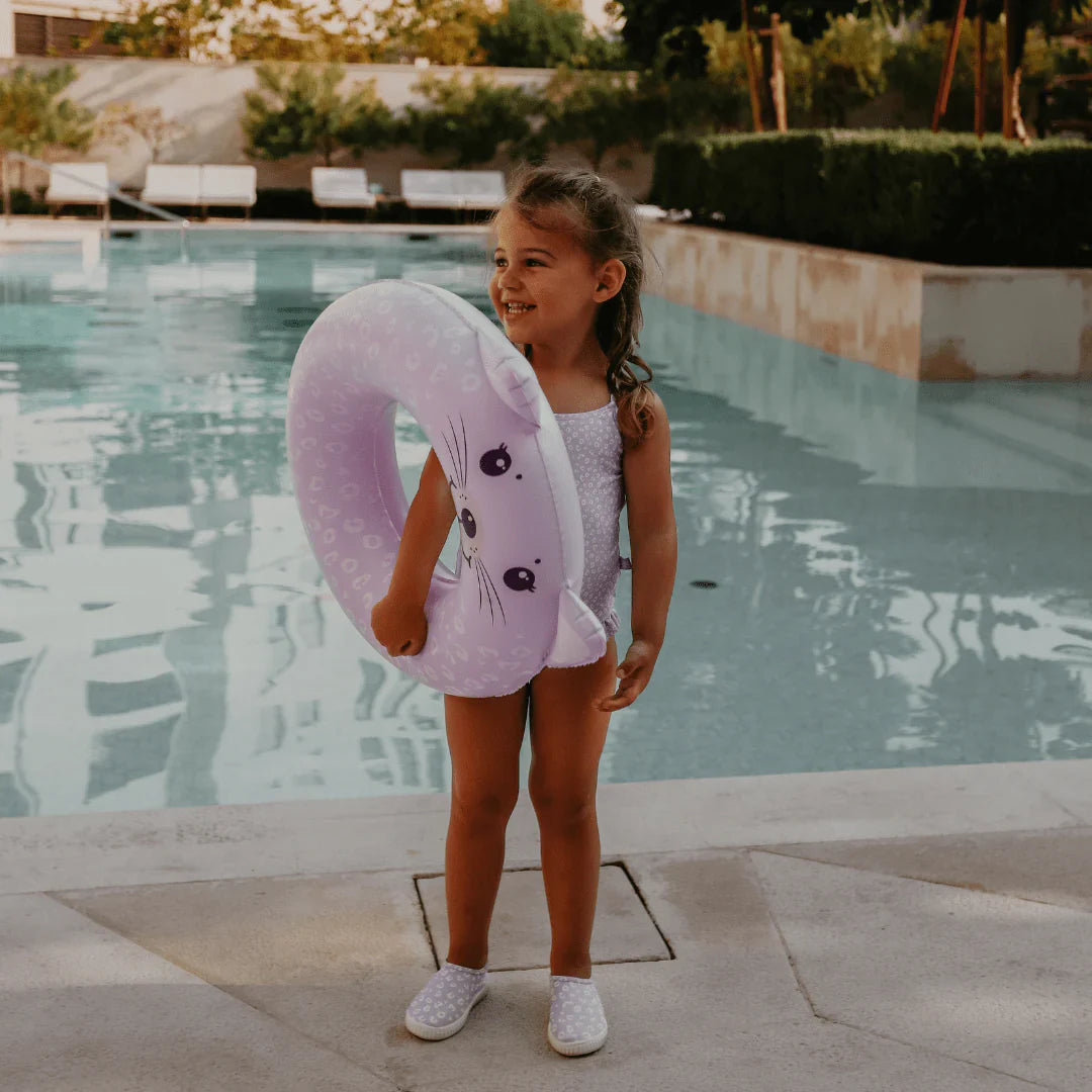 Bouée de Bain Léopard Lilas | Design e regali originali