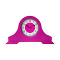 Horloge - Pendule de cheminée - Rose néon - 36x8,5x20 cm