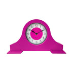Horloge - Pendule de cheminée - Rose néon - 36x8,5x20 cm