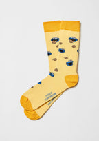 Chaussettes BeSesameStreet Cookie Monster Jaune | Objetos de diseño y regalos originales