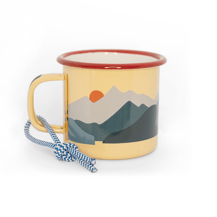 Tasse émaillée Montagnes | Design e regali originali