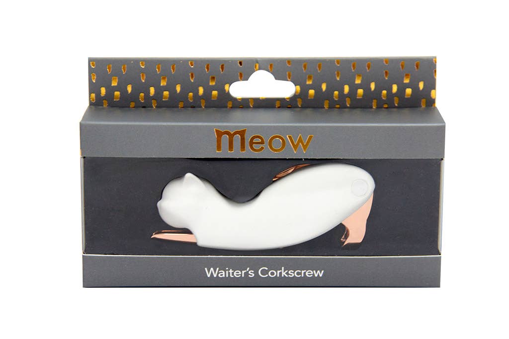 White Cat Corkscrew “Meow”