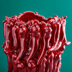 Vase Chili bordeaux