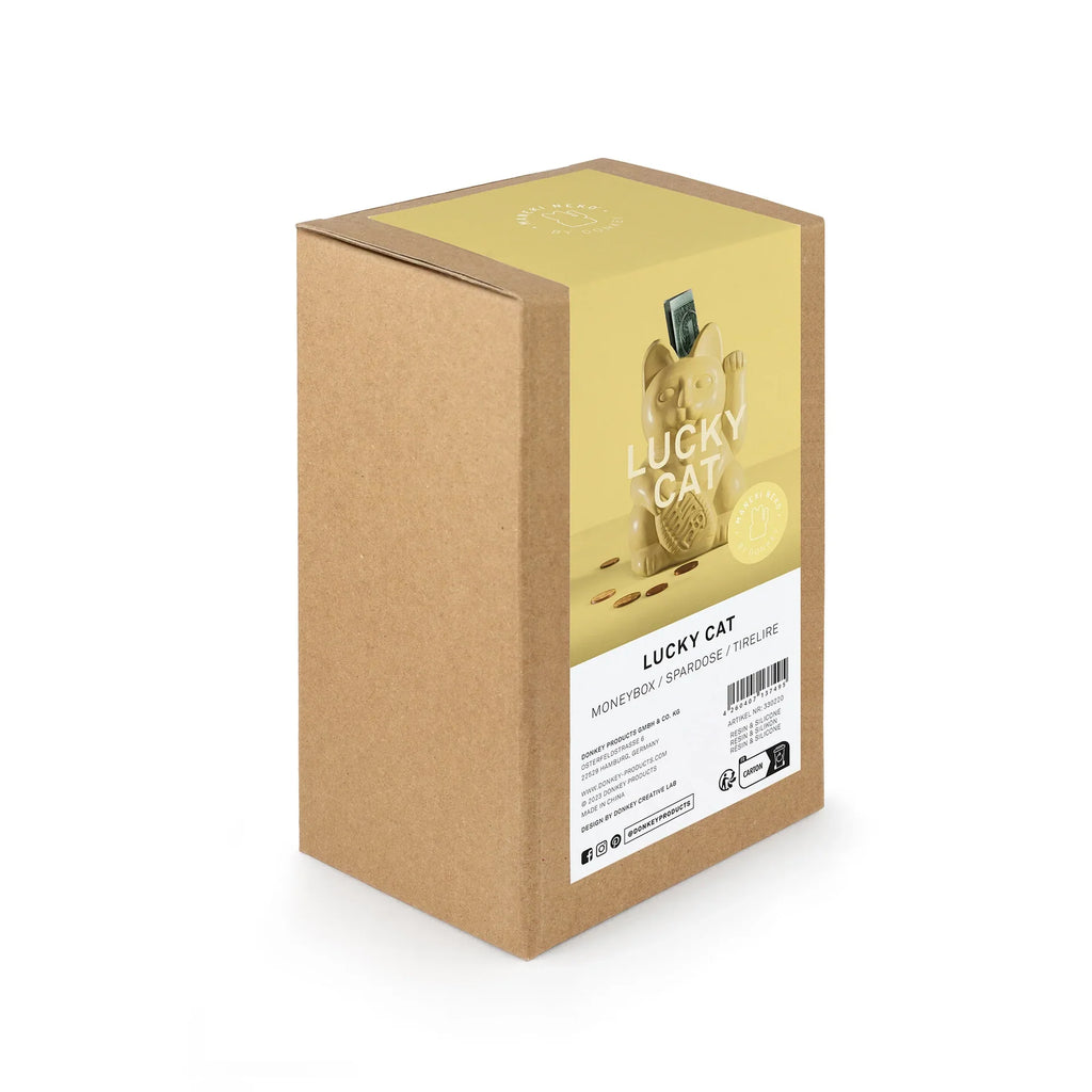 Tirelire Chat Chanceux Jaune