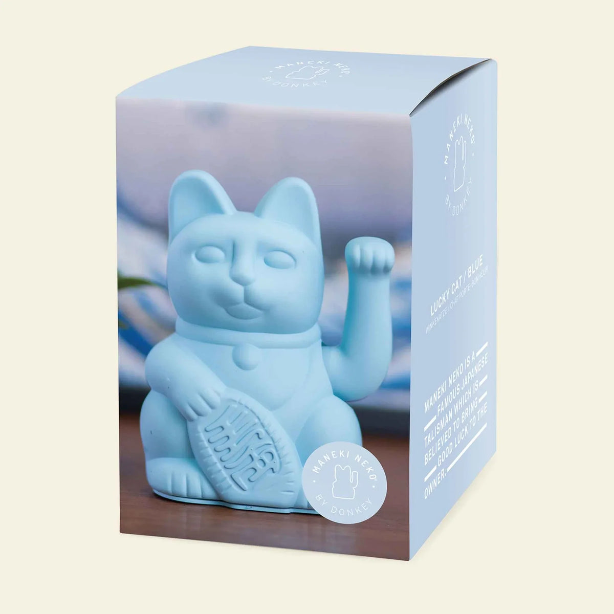 Chat Chanceux Bleu Clair – visuel produit