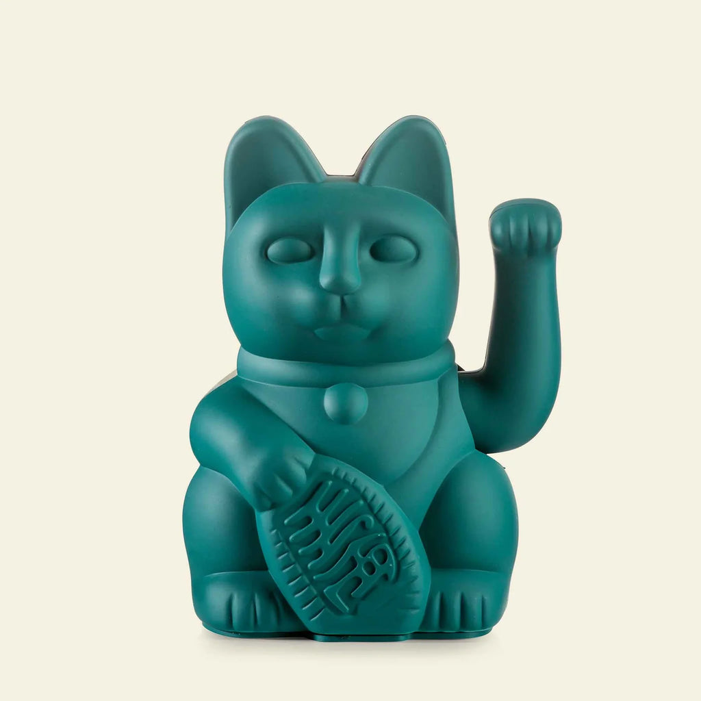 Gato verde afortunado