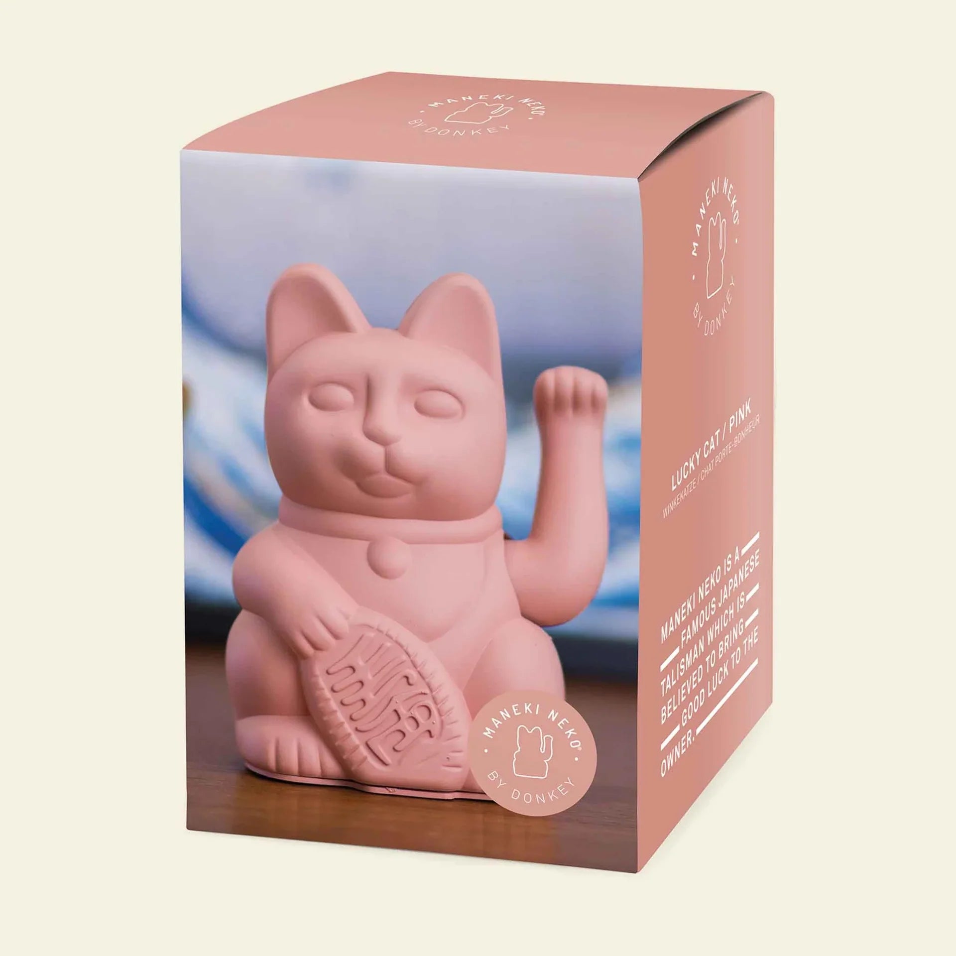 Fortunato gatto rosa