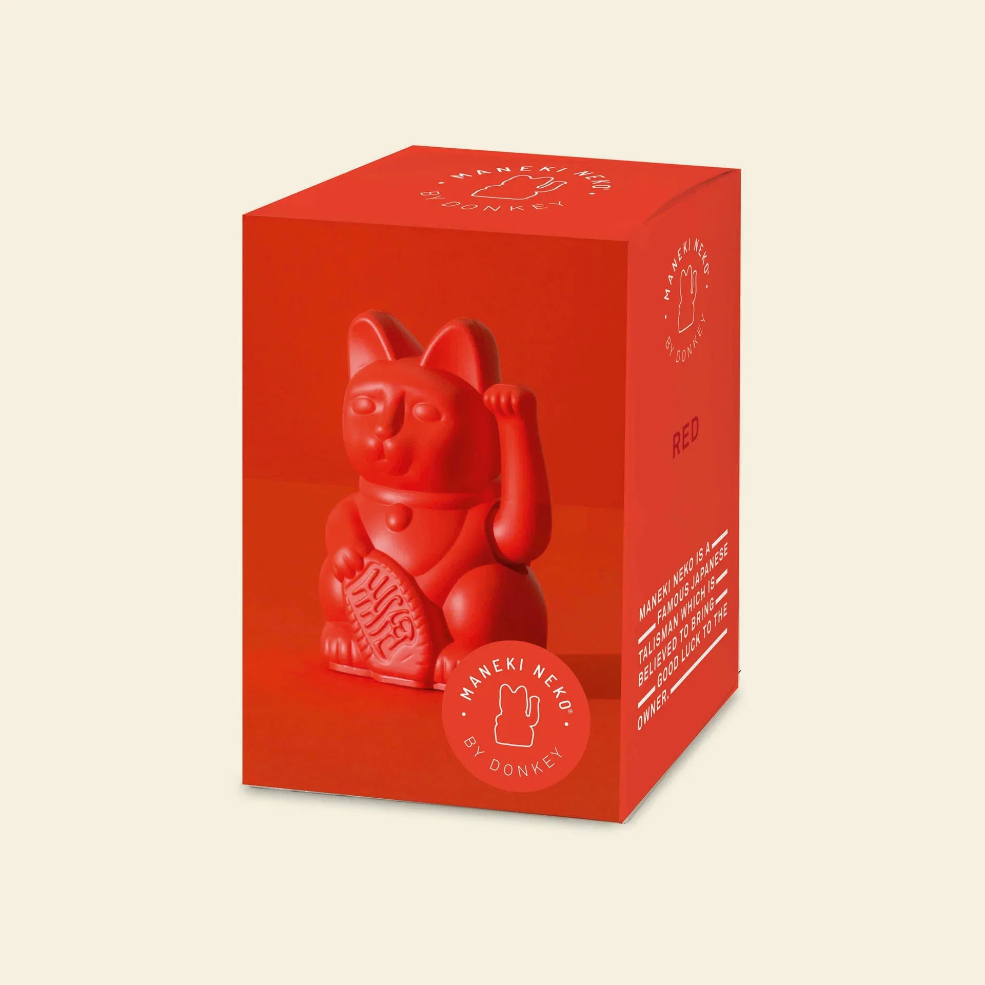 Mini Chat Chanceux Rouge