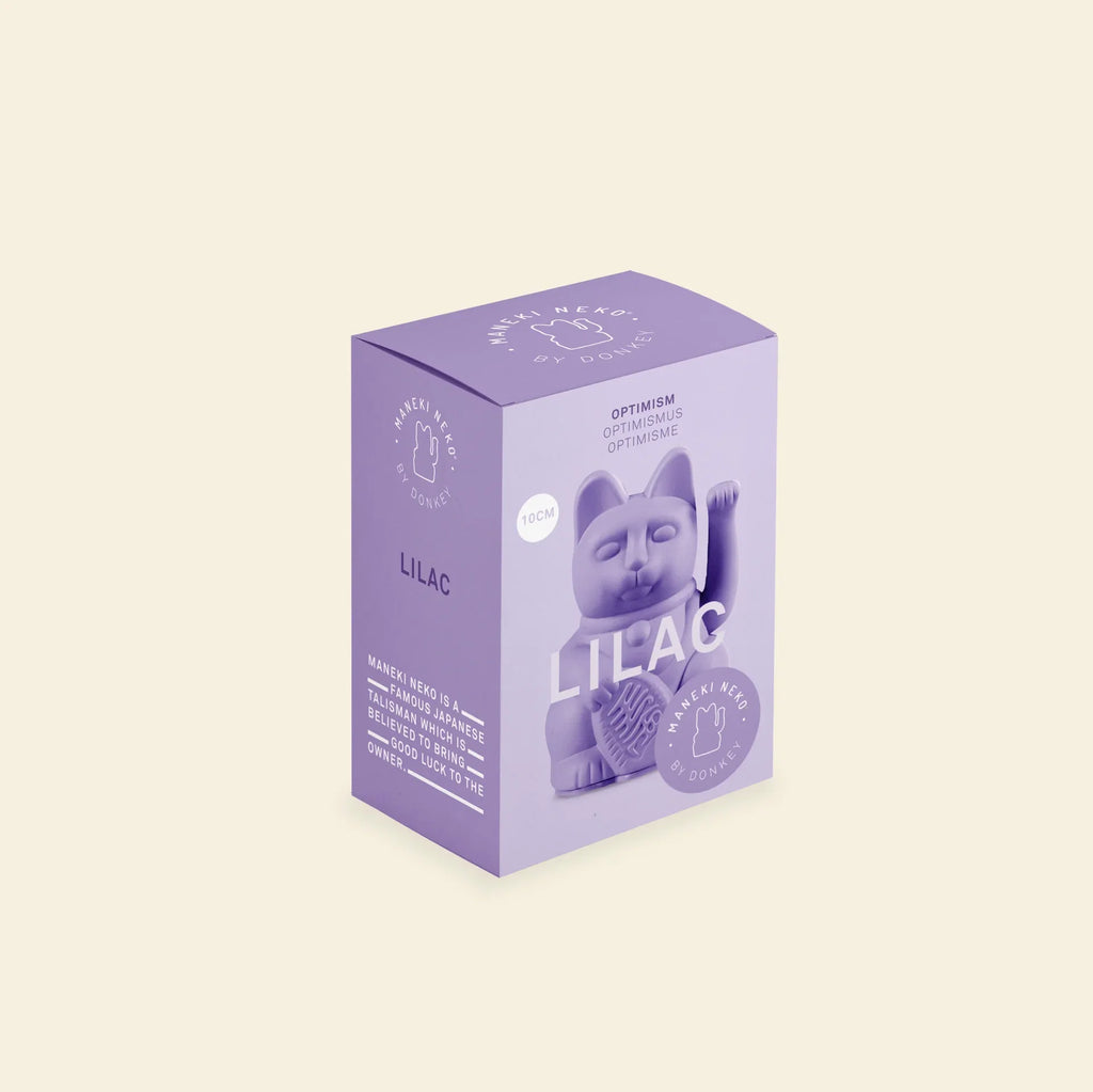 Mini Glückskatze Lila