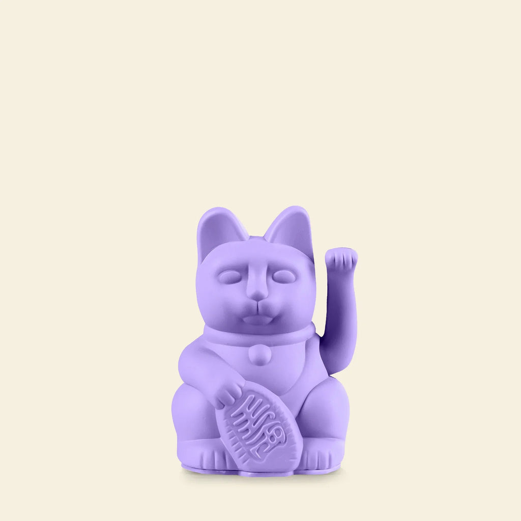 Mini Glückskatze Lila