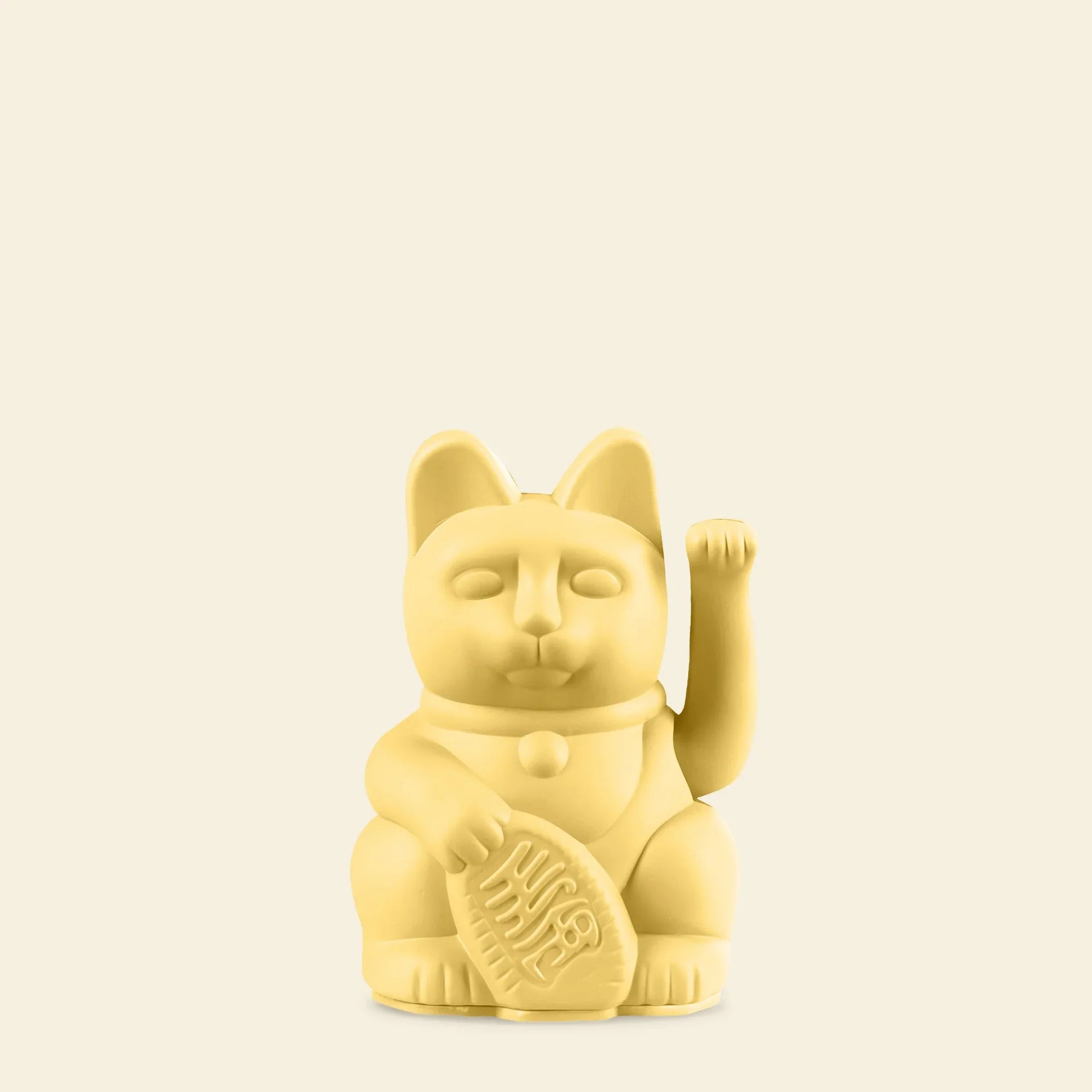 Mini Chat Chanceux Jaune