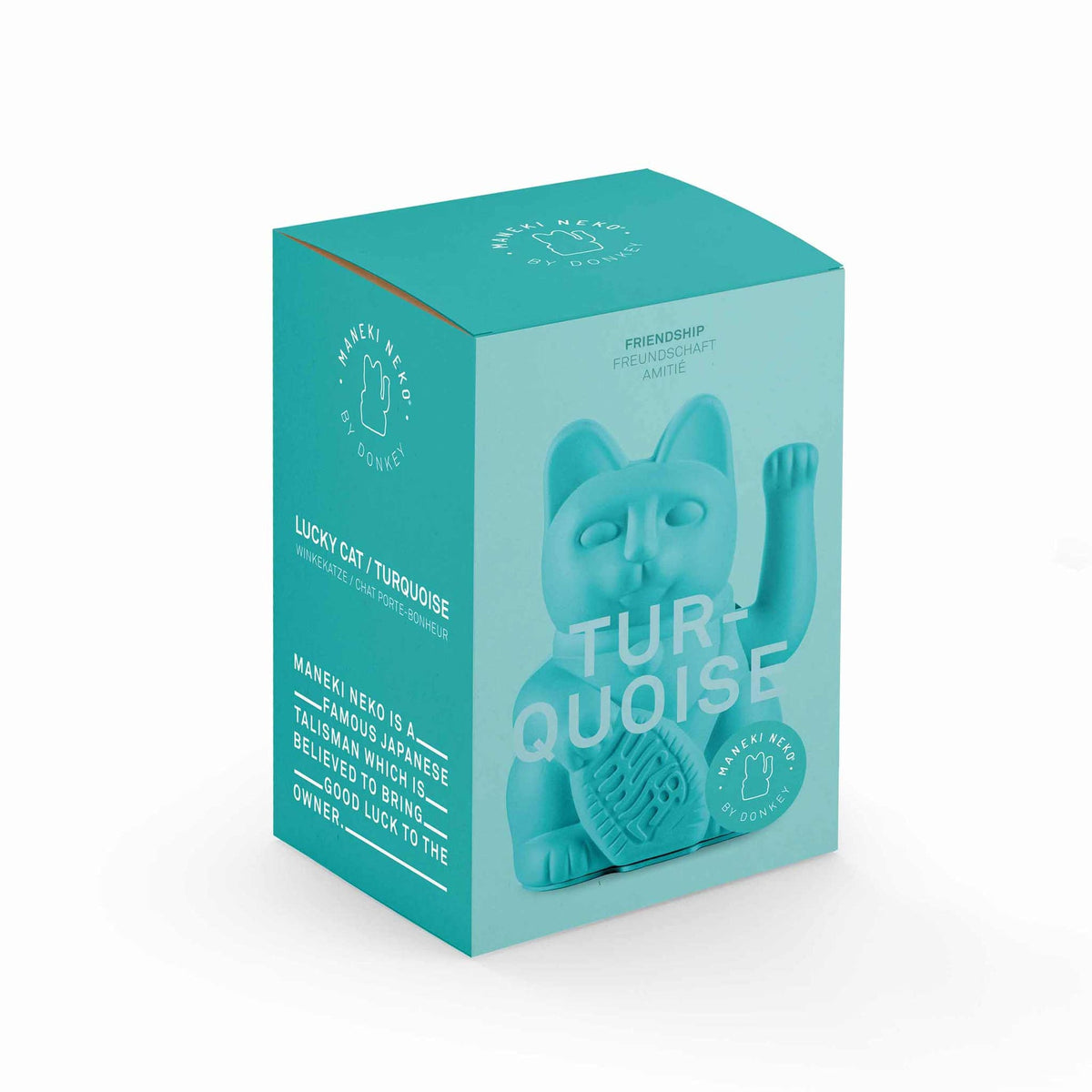 Vue du produit : Chat Chanceux Turquoise – Donkey Products