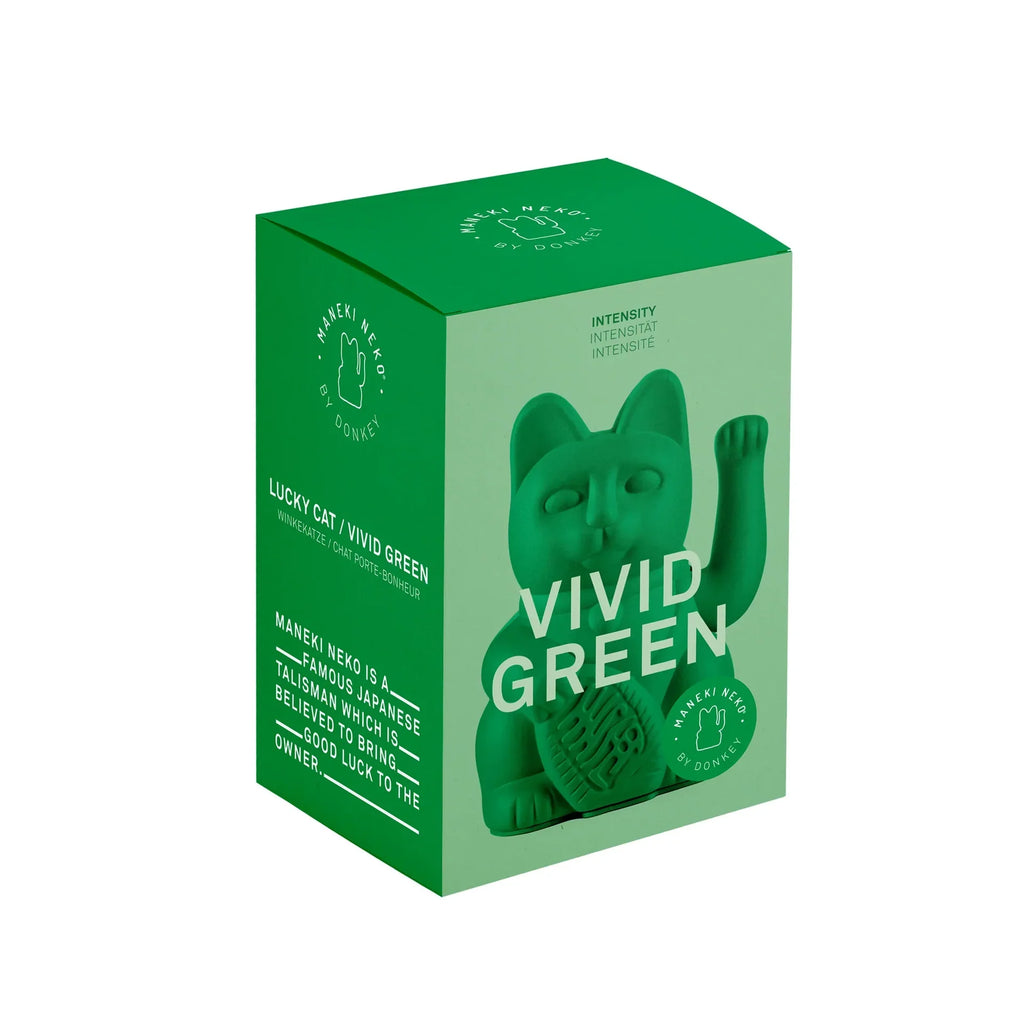 Chat Chanceux Vert Vif - le Chat Chanceux