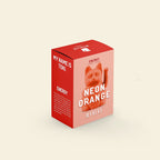 Mini Chat Chanceux Orange Neon “Toki”