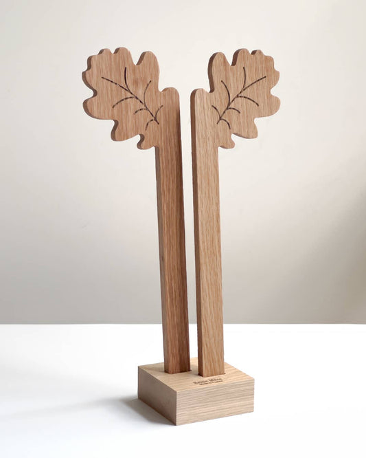 couverts a salade feuilles de chene made in france AR1278 3760239764438