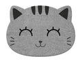 Paillasson chat gris