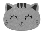 Paillasson chat gris