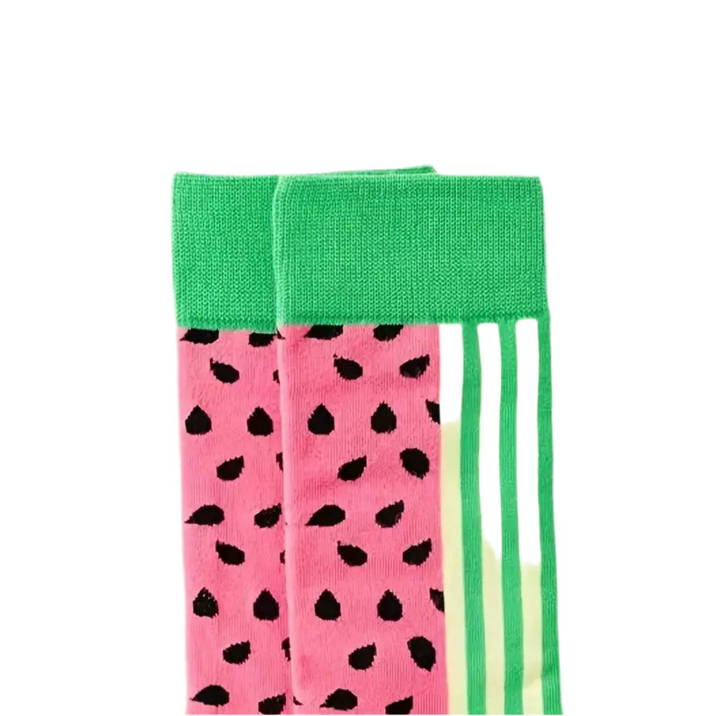 Oggetto regalo di design – chaussettes pasteque