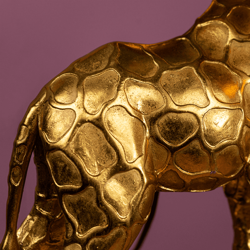 Giraffe Lucie Table Lamp, Black/Gold, 35 x 28 x 70 cm