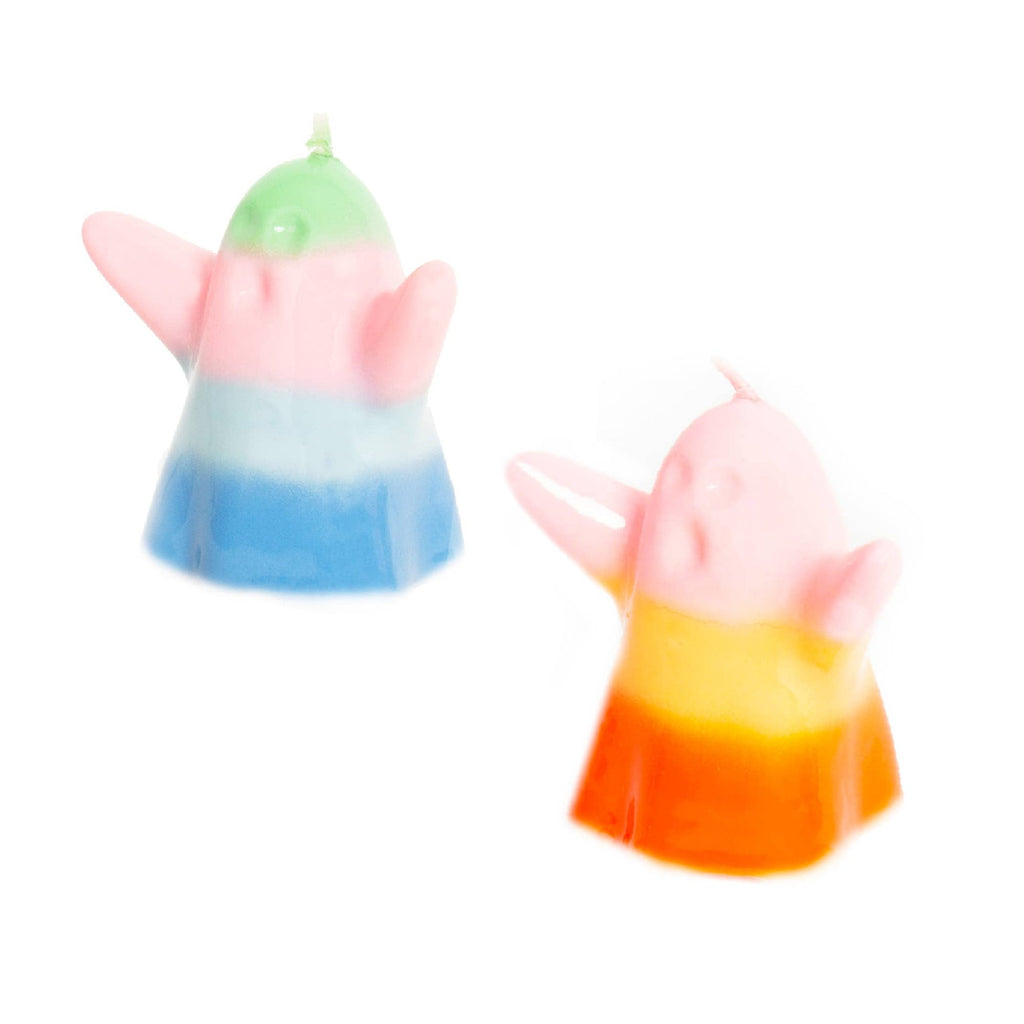 Bougie Ghost « Deal » Orange Helio Ferretti Vue 3