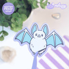 autocollant holographique chauve souris nikury 