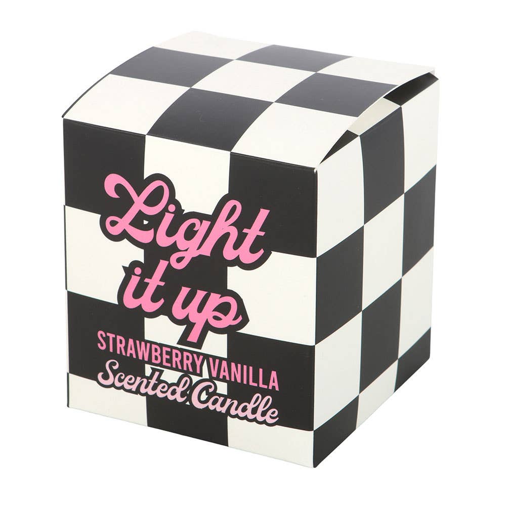 Bougie Fraise Vanille Light It Up | Design e regali originali