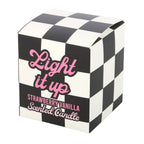 Bougie Fraise Vanille Light It Up | Design e regali originali