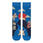 Japanische Socken mit unterschiedlichen Motiven
