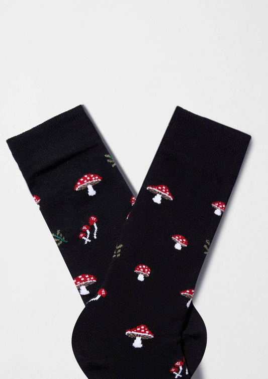 Chaussettes BeMushroom Black