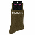 Chaussettes à Paillettes Brunette Kaki