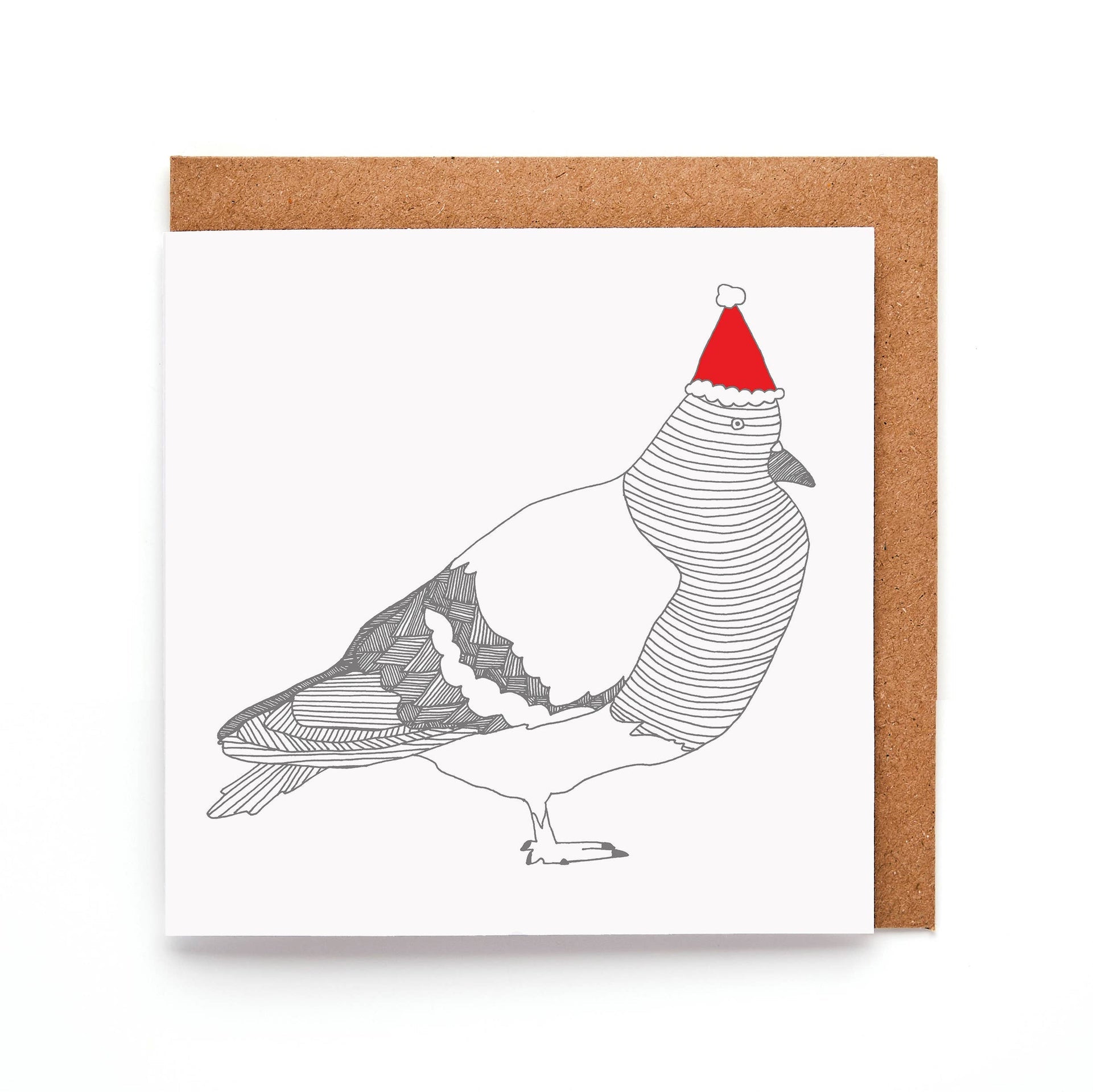 Carte de vœux Pigeon de Noël | Designproducten en originele cadeaus
