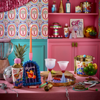 Verres à cocktail teintés lèvres - Ensemble de 2