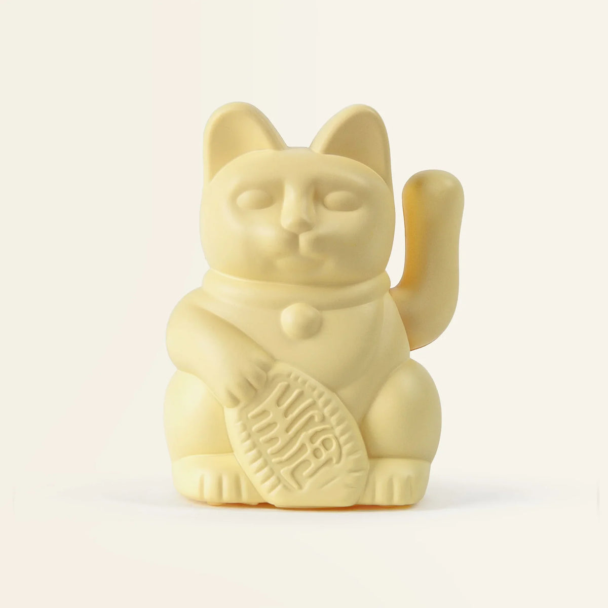 Mini Chat Chanceux Solaire Jaune