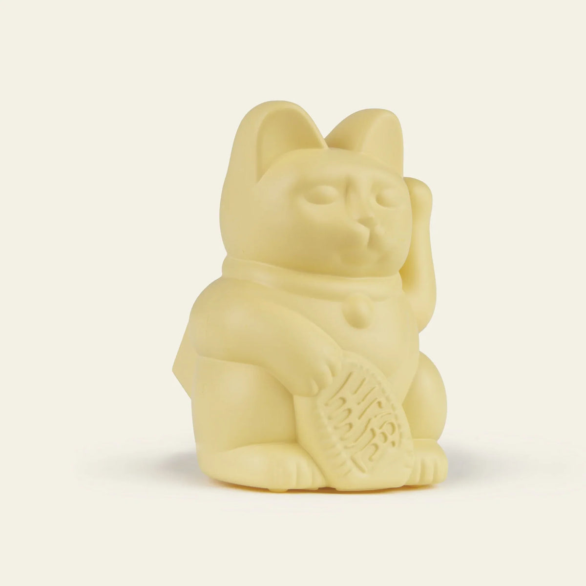 Mini Chat Chanceux Solaire Jaune
