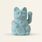 Mini Chat Chanceux Solaire Bleu Clair