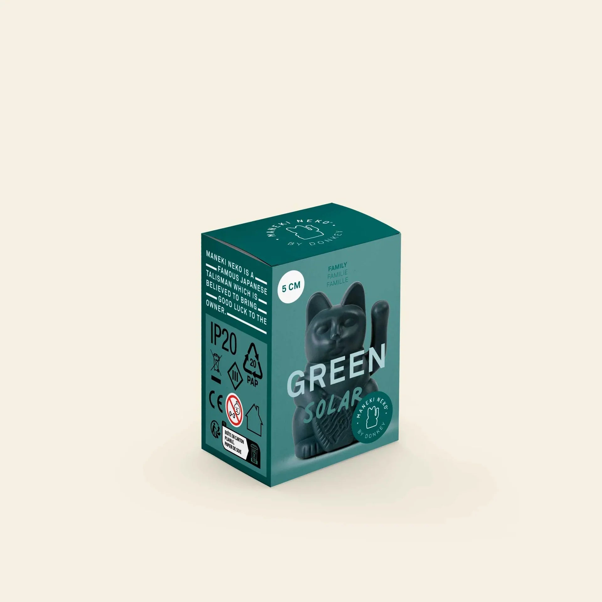 Lucky Solar Green Mini Cat