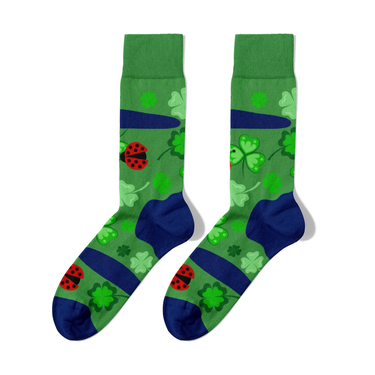 Clover and Ladybug Socks