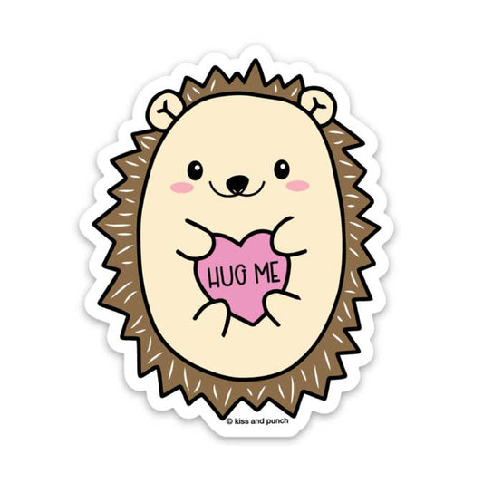 Hedgehog Hug Me Sticker