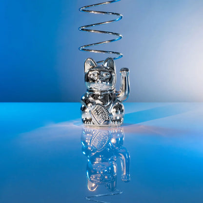 Chat Chanceux Argenté Brillant - Cosmic Edition - le Chat Chanceux