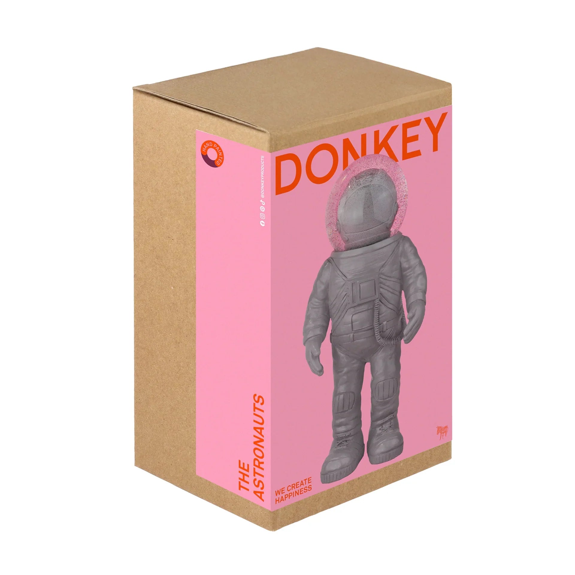 boule a neige astronaute geant gris donkey