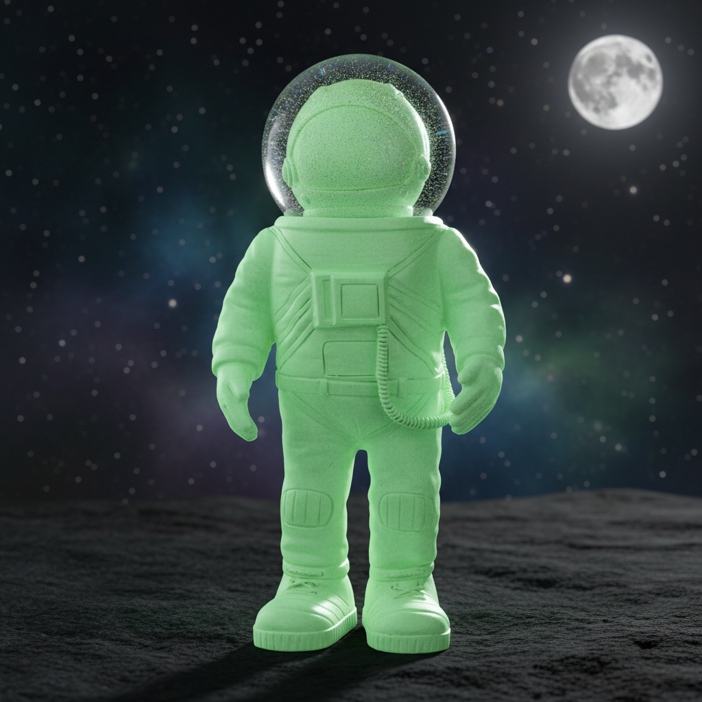 Boule à Neige Astronaute Géant Vert | Oggetti di design e regali originali