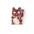 Pin’s Chat Chanceux Rouge Pailletté | Design-lahjat ja sisustustuotteet