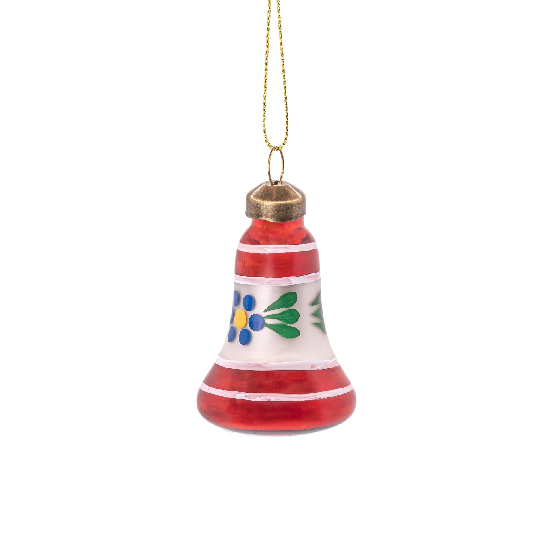 Vintage Bells Christmas Ornaments 4-Pack