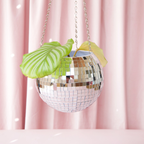 Cache pot à plantes Disco boule à facettes 15cm