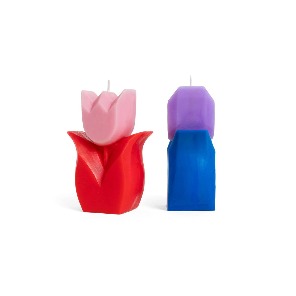 Bougie Tulipe Bleue Helio Ferretti Vue 3