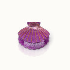 Pince à cheveux Coquillage violet pailleté | Designproducten en originele cadeaus