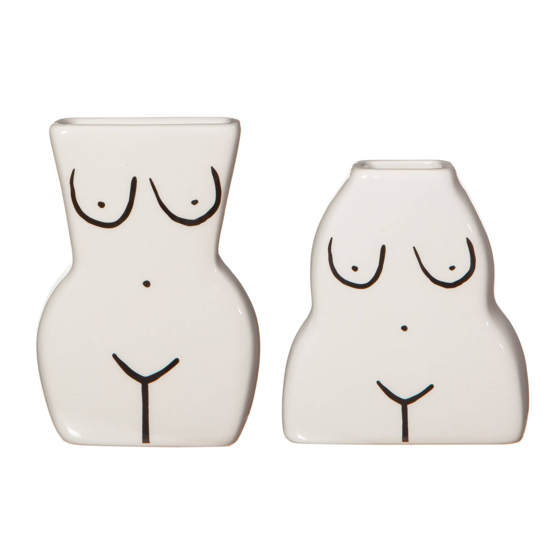 Vases Corps de Femme 2-Pack | Designproducten en originele cadeaus