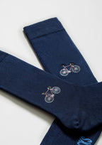 Chaussettes brodées BeBicycle