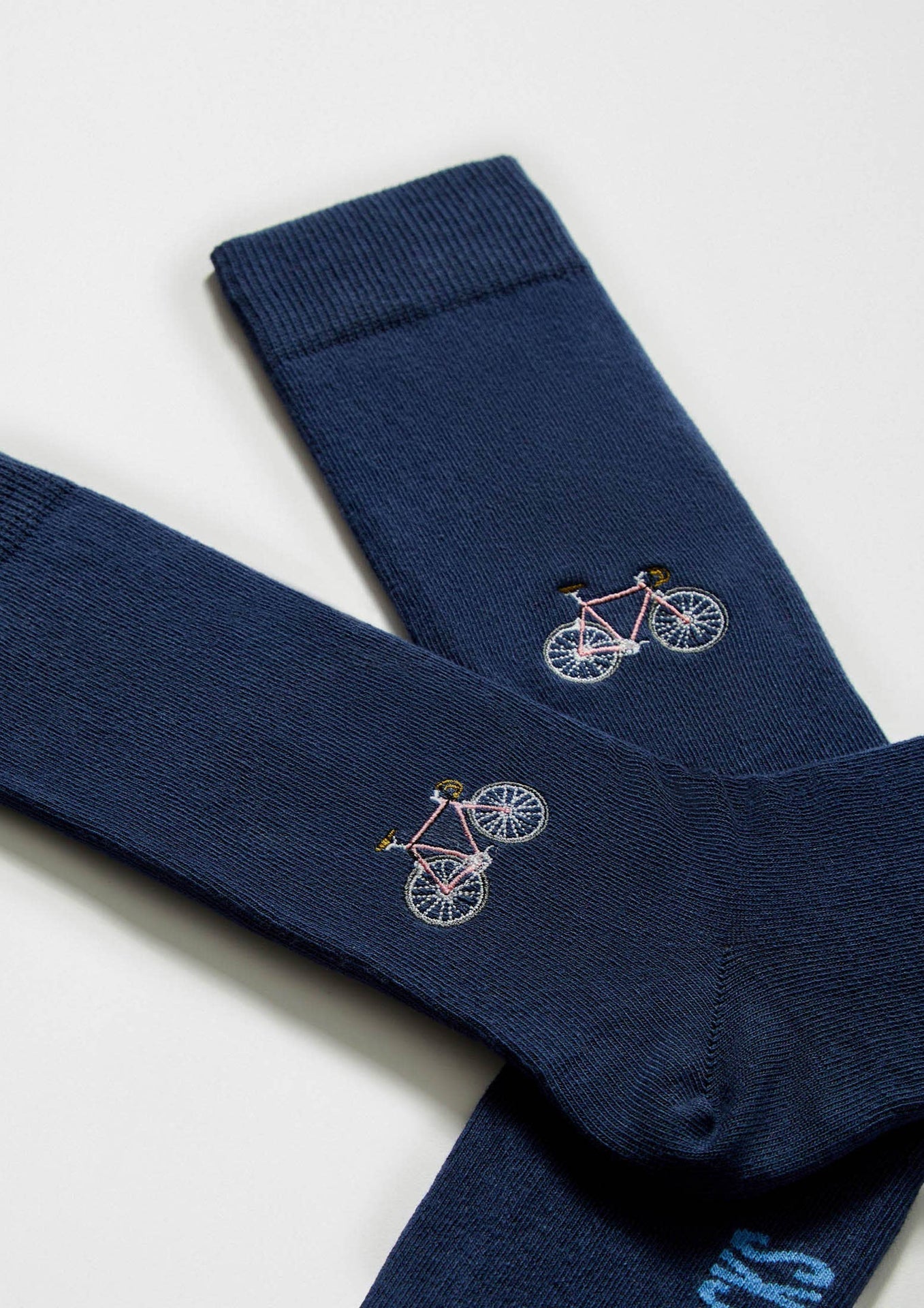 Chaussettes brodées BeBicycle
